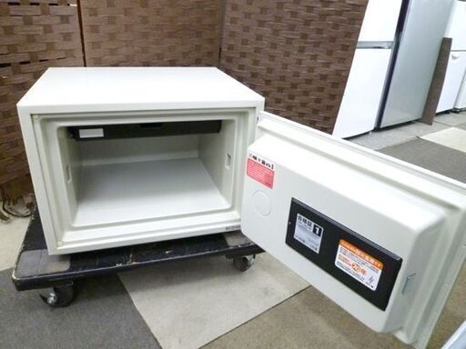 耐火金庫 家庭用 幅48㎝ A4ー1K 奥行40×高さ37㎝ ベージュ 日本アイ  