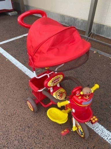 エムアンドエム ブザー付おでかけ三輪車 それいけ！アンパンマン