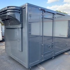 No.825 保冷バン 2ｔ 車  アルミ 箱 バイク 倉庫 トラック コンテナ 米 保管庫 物置 DIY