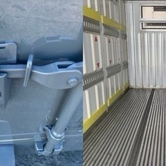 No.825 保冷バン 2ｔ 車  アルミ 箱 バイク 倉庫 トラック コンテナ 米 保管庫 物置 DIY