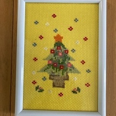 お値下げ☆ハンドメイド刺繍④クリスマスツリー