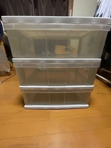 3段ボックス衣装ケース【受け渡し決定】