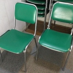 （取引中）リユース　20脚　椅子　パイプチェアー　パイプ椅子　　...