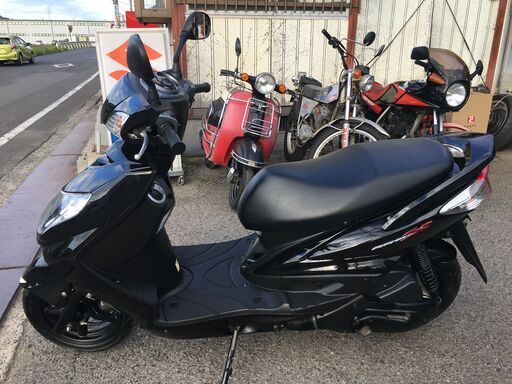 福山　瀬戸町　ヤマハ　シグナスX　FI　SE44J　後期　28S　低走行727km　実働　書類付き　キレイめ　低燃費　通勤通学　配達 福山 瀬戸町 ヤマハ シグナスX FI SE44J 後期 28S 低走行727km 実働