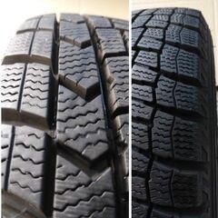取引終了いたしました】155/65R14 スタッドレスタイヤ アルミホイール