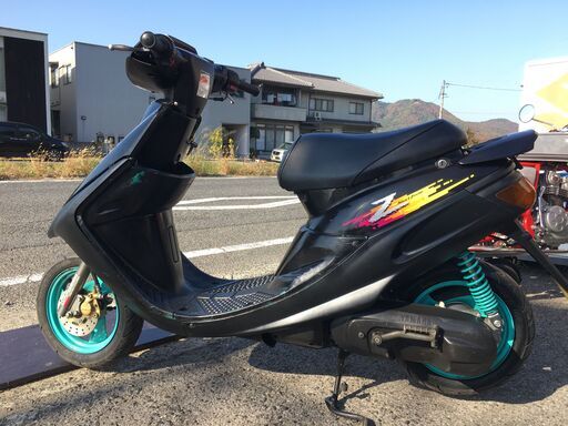 福山市　瀬戸町　ヤマハ　スーパージョグ　Z　JOG　3YK　実働　書類付き　テレスコフォーク　ブレンボキャリパー　タイヤバリ山