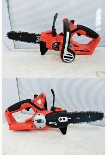 BLACK\u0026DECKER 充電式 チェーンソー 18V CCS818-JP 電動工具 切断 