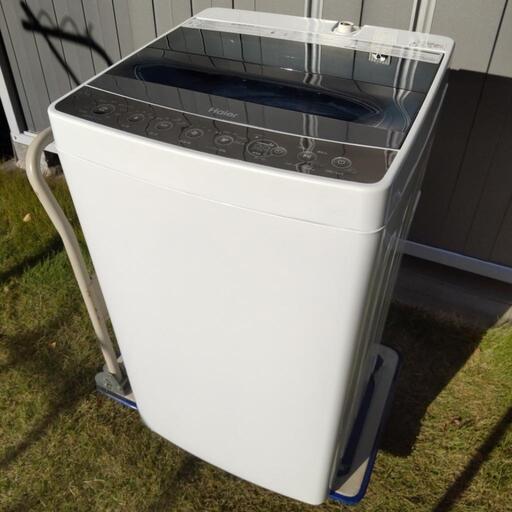 配送可✨極美品✨Haier 4.5kg 風乾燥機能付き❗️全自動洗濯機✨クリーニング済み✨取説付き‼️