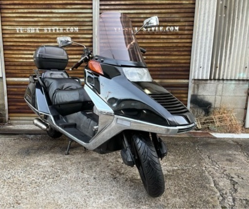 フュージョンX MF02 寒気応援セール!!週末限定特別価格!!実働！セル1発！ロングスクリーン！リアBOXオマケ！HONDA fusion X