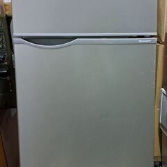 SHARP シャープ 2ドア 冷凍冷蔵庫 118L（冷蔵90L、...