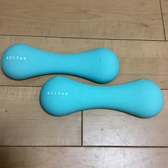 エレコム　eclear ダンベル　1kg× 2個セット