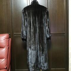 ミンクロングコート ダークブラウン 丈114cm