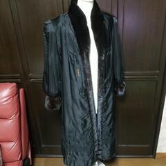 ミンクロングコート ダークブラウン 丈114cm