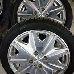 社外アルミ１６５ー５０ー１５　２０２１年製造タイヤ