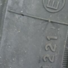 社外アルミ１６５ー５０ー１５　２０２１年製造タイヤ