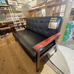 配達可【ソファ】【2人掛け】クリーニング済み【管理番号:12511】