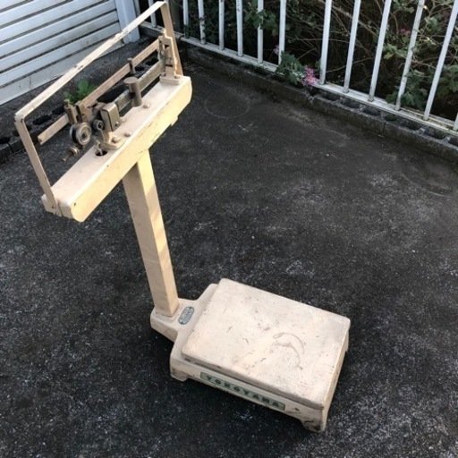 秤、レトロ。