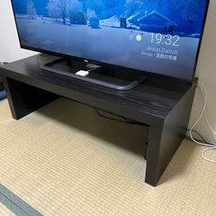TCL 4K 50インチ テレビ Android搭載 テレビ台付
