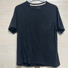 無印　黒　Tシャツ