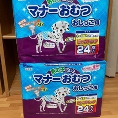 マナーウェア2セット  中型犬〜大型犬　マナーベルト　紙おむつ　...