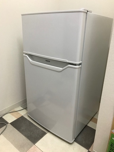 冷蔵庫　未使用　2ドア冷凍冷蔵庫　86L 山善 YFR-D91