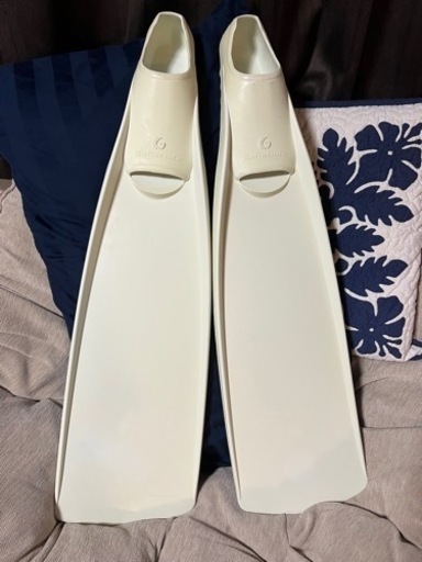 値下げ>バラクーダ白フィンSサイズGULL ガルフィン値下げ (シーグラス  