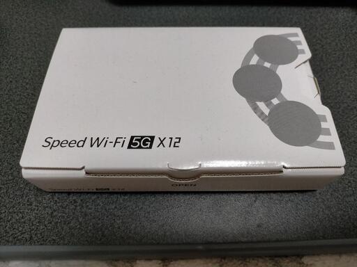 モバイルWi-Fi　WiMAX Speed Wi-Fi 5G X12