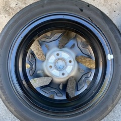 美品ホンダNBOXカスタム純正ブラックポリッシュ15インチホイール4本セッ