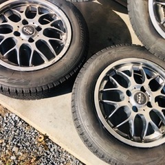 冬タイヤ 165/65R14 軽 コンパクトカー用高級アルミ付き4本組