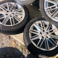 シム2マックス（SIM2MAX）5W TENSEI TM50 FLEX-S-冬タイヤ 225/45R17 BS製アルミBS製スタッドレス 4本組