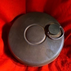 古道具　レトロ　純銅製　アウトドア　ミニ湯たんぽ　新光堂　中古品