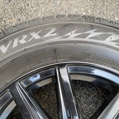 ブリヂストン BLIZZAK VRX2 195/65R15 アルミホイール 4本セット SEIN SS ブラック 15インチ×6J ノア・ヴォクシー80等 USED