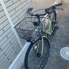 【ジャンク】自転車本体　後輪パンク