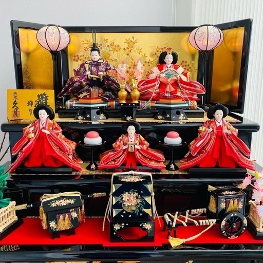 『久月』3段5人雛壇飾り