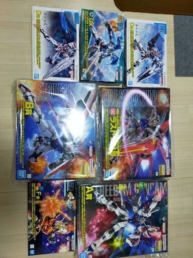 本日限定、ガンプラ7点