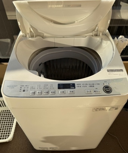 洗濯機　SHARP 7.0kg (ES-GE7E)