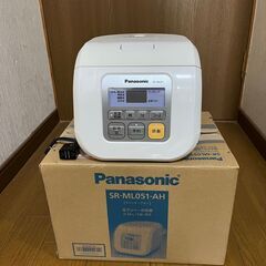 あげます。Panasonic 電子ジャー炊飯器 3合炊 SR-M...