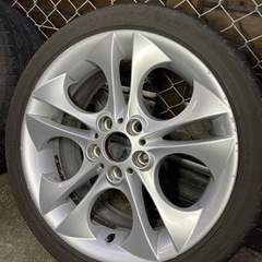 4本セットE85 BMW Z4 純正ホイール　タイヤ付き　PCD120 美品　センターキャップ付き　225 40 r18 255 35 r18
