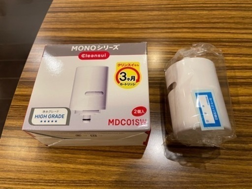 クリンスイ浄水器交換カートリッジ1個　MDC01SW