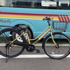 苫小牧発◇WONKA ウォンカ 27インチ マットコヨーテ 6段変速 オマケ  