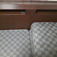 シングル　サータ　ベッドマット✖️2