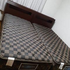 シングル　サータ　ベッドマット✖️2