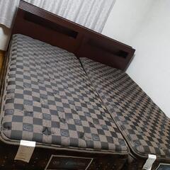 シングル　サータ　ベッドマット✖️2