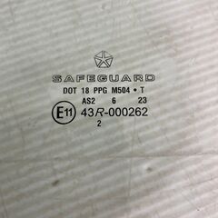 DODGE CHARGER ダッジ チャージャー リア リヤ ドアガラス SAFEGUARD 43R-000262 左右 セット