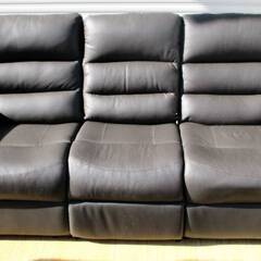 直取り歓迎 】美品！ 電動 リクライニング ソファ 動作良好 チャコール