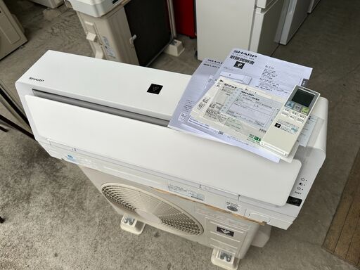 【動作保証あり】SHARP シャープ 2018年 2.2kw 6畳用 冷暖房ルームエアコン AY-J22H【管理KR418】