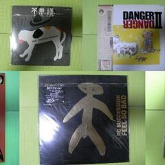 レコード　RC 忌野清志郎 三宅伸治 ヒルビリーバップス 井上陽水　戸川純　越路吹雪　計18点