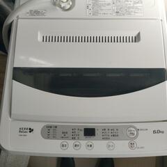 洗濯機ヤマダYWM-T60A1美品6.0kg