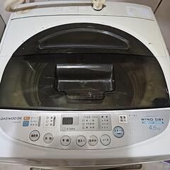 受付終了しました。洗濯機4.6kg無料 引き取り12月2日希望