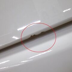 タンス 6段 幅100×奥43×高さ137 チェスト ホワイト 白 エナメル 衣類収納 箪笥 札幌 厚別店